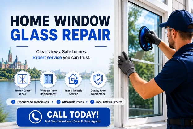 Home Window Glass Repair in Ottawa